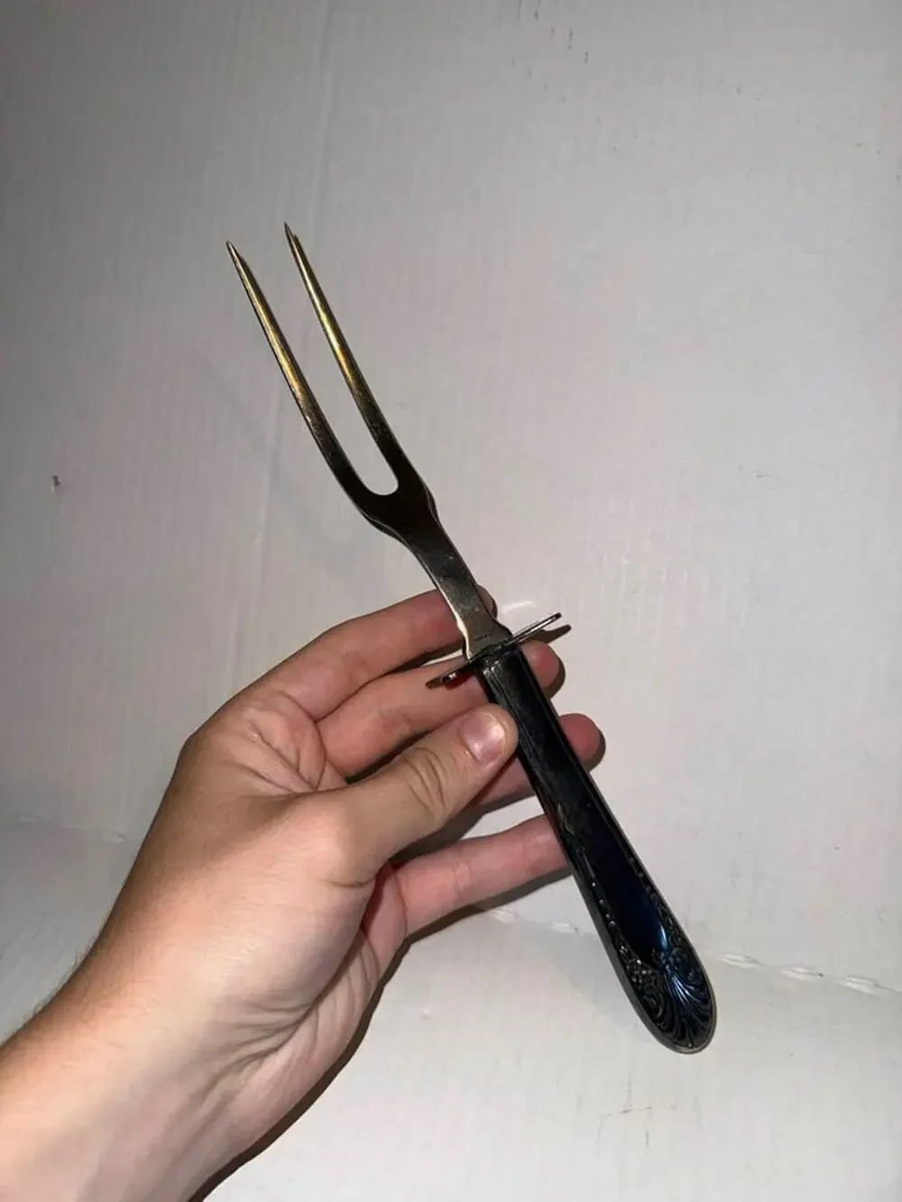 Vintage Serving Fork/ Steak Carving Fork/ Meat Carving